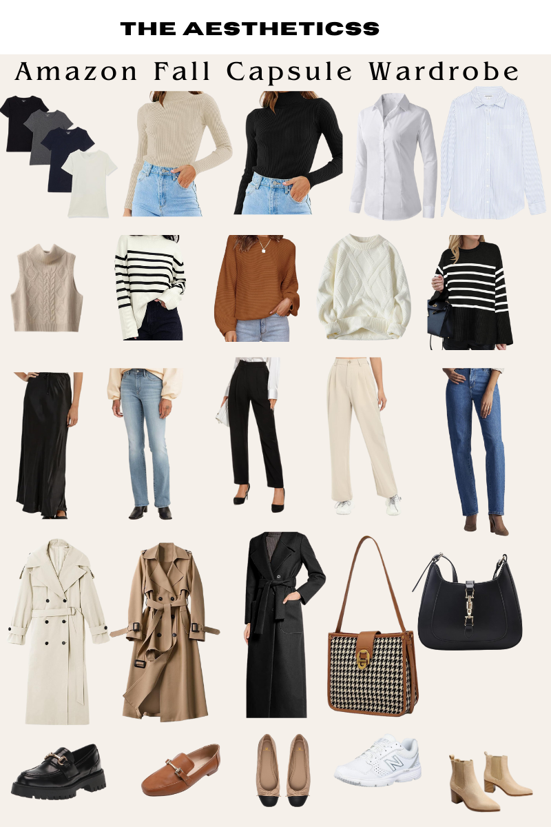 The Best Fall Capsule Wardrobe From Amazon - AESTHETICSS